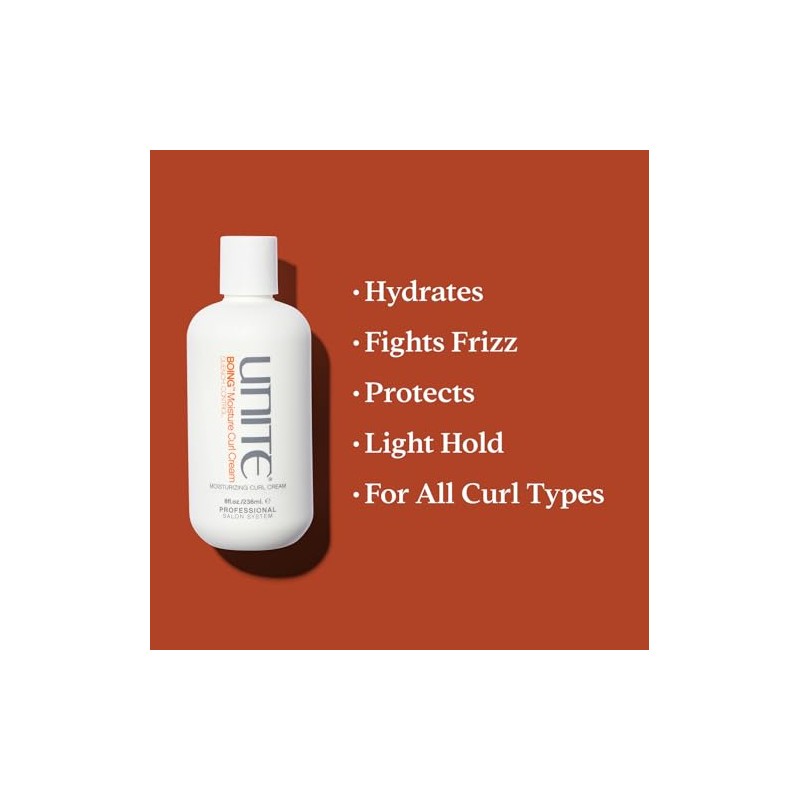 UNITE Hair Boing Crema de rizo, 8 fl. oz.