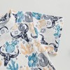 Muasaaluxi Western Baby Girl Boy Clothes Short Sleeve Cow Print