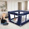 42 × 42 inch Dog Playpen with Pee Pad, Soft