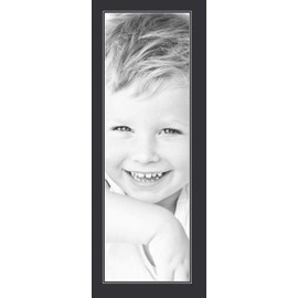 11x35 Smooth Black / Black Custom Mat for Picture Frame with 7x31 opening size (Mat Only, Frame NOT Included)