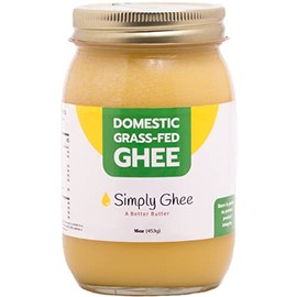 Simply Ghee Domestic Grass-Fed Ghee 16 oz Jar