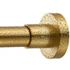 EBOATOP Gold Shower Curtain Rod - Never Rust No Drill