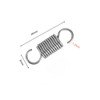 15 Pieces Tension Springs, 1.2 x 8 x 30 mm