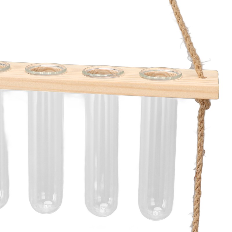 3 Tiered Wall Hanging Plant Terrarium with 12 Test Tubes