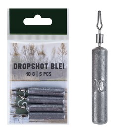 Zite Fishing Drop-Shot Lead - 5 Pieces Rod Lead Base Leads - Fishing Lead Finesse Fishing - 3.5-14g - Easy Clip In (5)