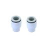 4Pcs One-Touch Fitting, 8mm Plastic Push Fit Female End Cap