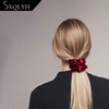 SXQLYH Scrunchie Velvet Velvet Elastics, Large Hair Scrunchie, Thick, Soft,