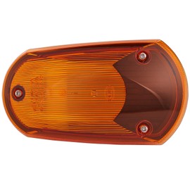 HELLA 2BM 008 355-001 Auxiliary Indicator - 12/24V - mounting - Lens Colour: Yellow - Lateral Mounting