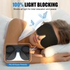 WellSync Sleep Eye Mask for Men Women,Zero Pressure 3D Blackout