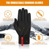 Dachgo Lightweight Touchscreen Running Gloves, Thermal Gloves Liner Warm Gloves
