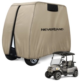 NEVERLAND Waterproof Golf Cart Cover 4 Passenger Rain Protection Fit Club Car EZ Go Yamaha