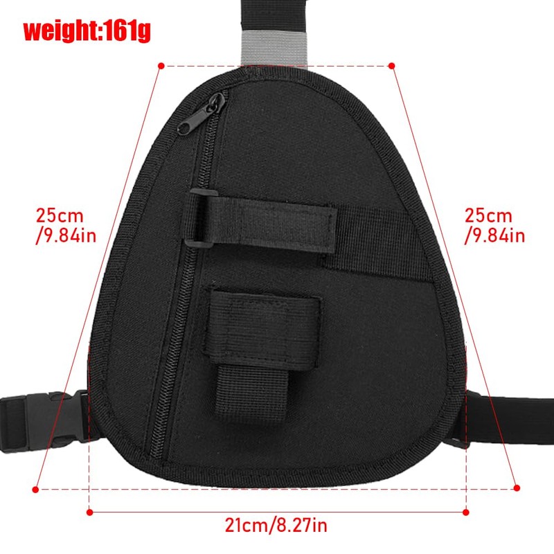 JoyRole Walky Talky Chest Harness Shoulder Radio Holster Chest Pack