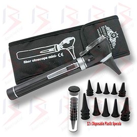 BeautyTrack F.O Mini Otoscope Auriscope Fiber Optic Ent Medical Diagnostic Examination Gp Students Nurses Ear Care