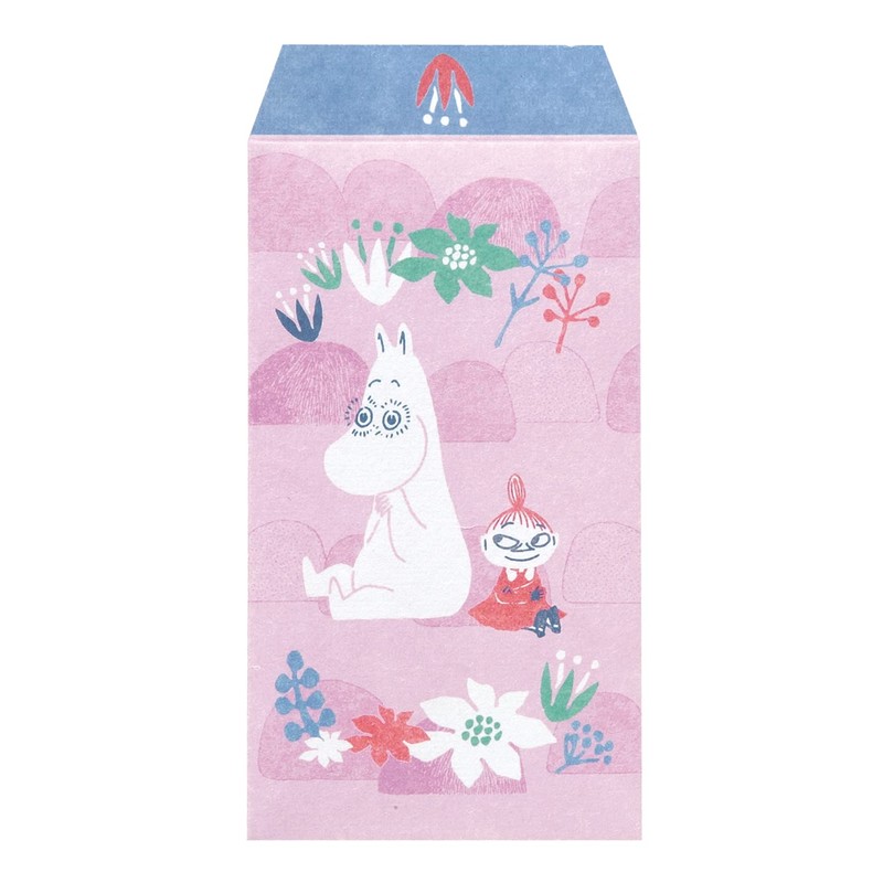 Gakken Stayful Moomin Pouch Bag, Set of 6, Pink x