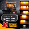 OPP ULITE Led Strobe Light Bar White Amber 9 Key