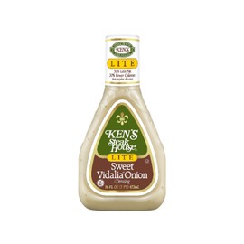 Ken's Steak House Lite Sweet Vidalia Onion Dressing,16 Fl OZ Bottle (Pack of 2)