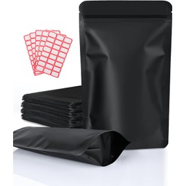 DOTUHAO 200 Pack Mylar Bags, 3.5'' x 5" Foil Bags, Resealable Bags, Resealable Bags Smell Proof Bags, Zipper Foil Bags, Resealable Stand Up Bags (200 Pack, 3.5'' x 5'')