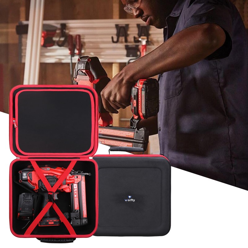 worfty Hard Case for CRAFTSMAN V20 Brad Nailer Cordless 18GA