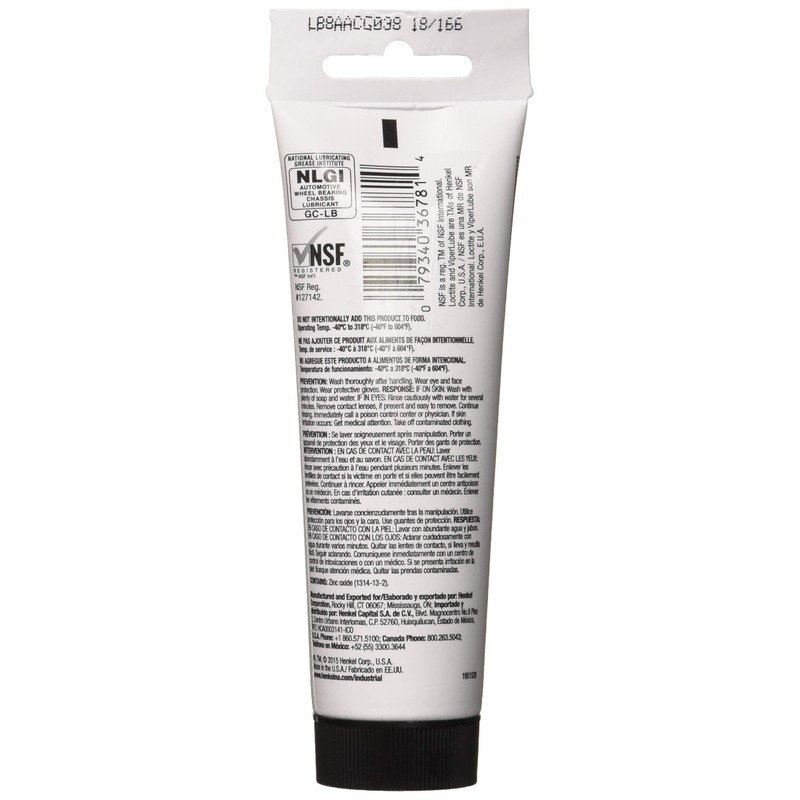 Loctite 36781 ViperLube High Performance Synthetic Grease Tube - 3