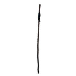 THY Collectibles Rustic Traditional Style Natural Wood Walking Hiking Sticks for Men and Women with Rubber Tip - 48 inch (Dark Brown)