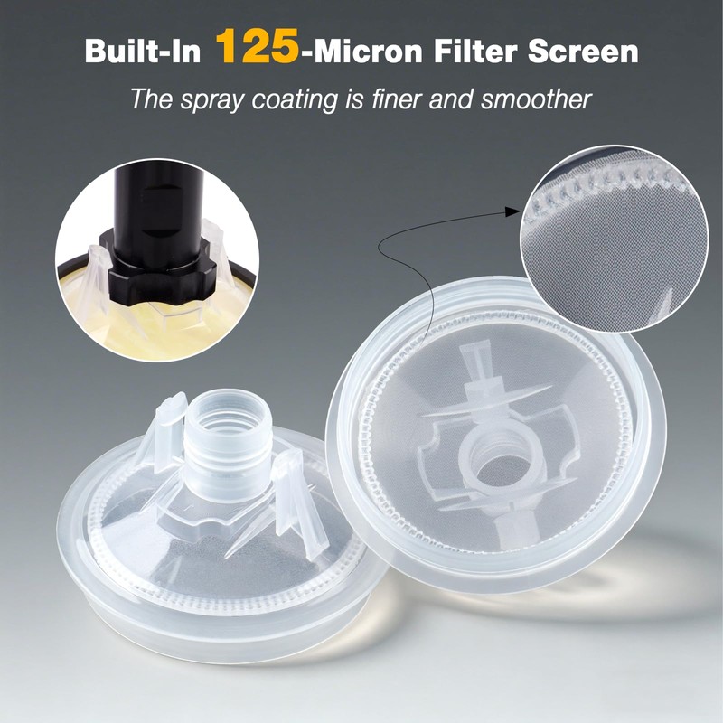 Decwls Disposable Paint Gun Cup 6oz - Disposable Paint Cups