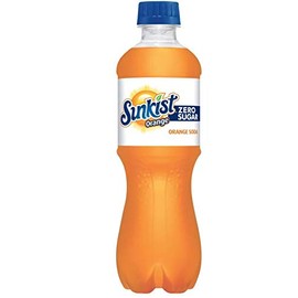 Sunkist Orange Zero (Diet) Soda 20 oz Bottles (Pack of 10, Total of 200 Fl Oz)