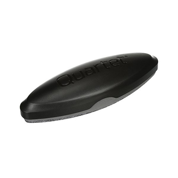 Quartet Eraser, 2-in-1, Whiteboard/Chalkboard, Magnetic, 6-1/2"x1-3/8", Black (BFEB2)