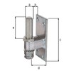 Gah-Alberts 311148 Bracket to be Screwed On Bolt Diameter 16