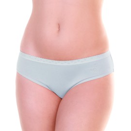 Angelina Women's Cotton Bikini Panties with Scalloped Waistband (6-Pack), G6902_UL