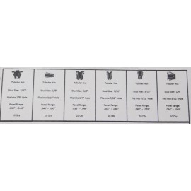 Online Auto Supply Barrel Clip Assortment Auto Body Emblem Tubular Retainer Nuts Ford GM Mopar