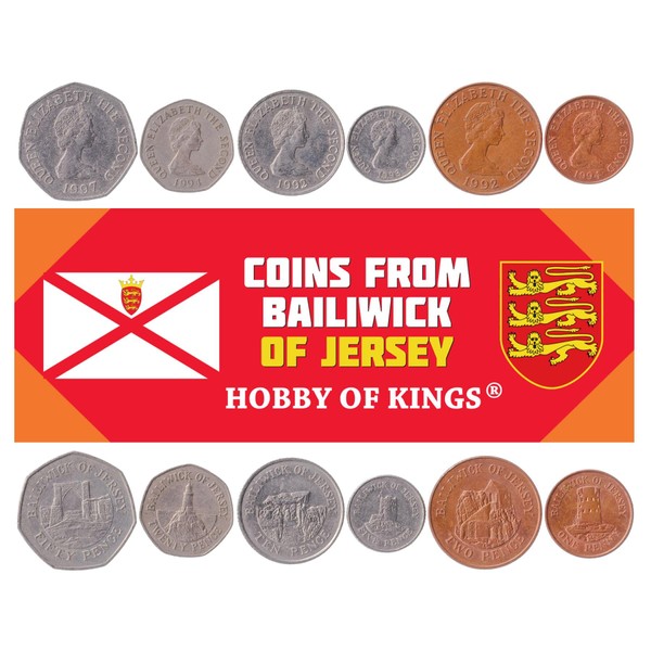 HOBBY OF KINGS 6 Coins from Jersey | Islander Coin