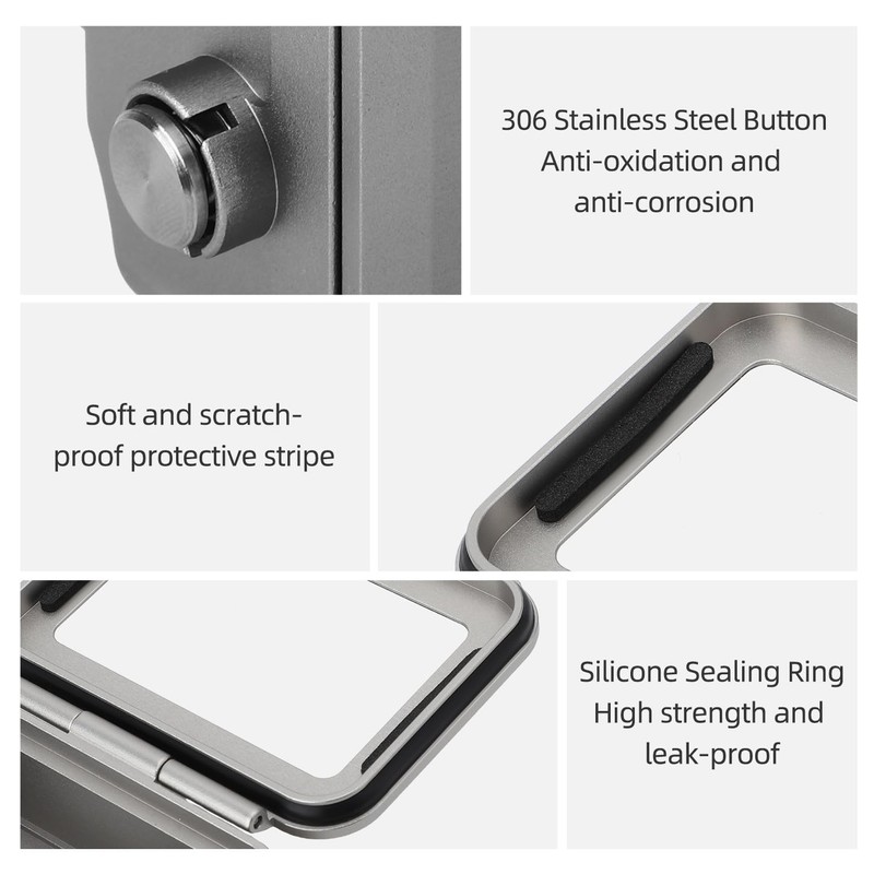 Aluminum Waterproof Housing Case for GoPro Hero 4K (2024)