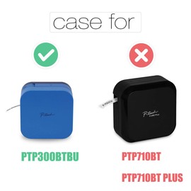 co2CREA Hard Case Bag, Compatible with Brother Brother PE-Touch Label Writer, P-TOUCH CUBE PT-P300BT (PT-P300BT Case)