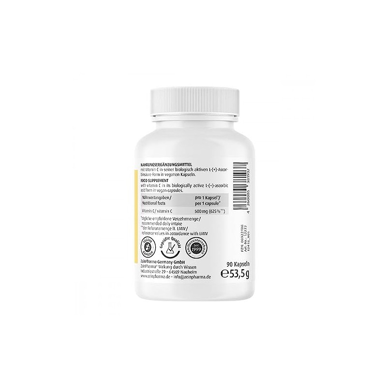 VITAMIN C 500 mg Kapseln 90 St
