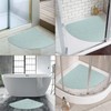 ZOKBOM Shower Mat Non-Slip 60 x 60 cm | Corner