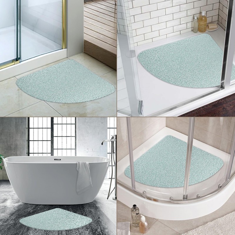 ZOKBOM Shower Mat Non-Slip 60 x 60 cm | Corner