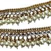 Boutique De Luxe, Bollywood-Inspired Kundan Payal Jhanjar Women's Anklet Ela