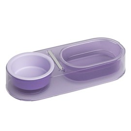 AvitaPaws Ceramic Pet Bowl Set - Whisker Friendly, No-Spill Elevated Bowls for Stress Free Feeding with Non-Slip Base and Easy Access Mixing Spoon for Cats and Puppies