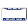 U.S. Air Force Family Chrome License Plate Frame