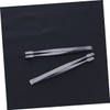Ipetboom 3pcs Stainless Steel Stamp Tweezer Lightweight Nipper for Eyelashes