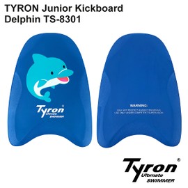 Tyron Junior Kickboard Dolphin TS-8301 Swimming and Training Aid for Children from 3 Years Robust EVA Plastic Dolphin Motif