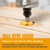 POWERTEC Slab Flattening Router Bit, CNC and Surfacing Router Bit