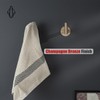 JQK Self Adhesive Towel Hook Champagne Bronze, No Drill Stick