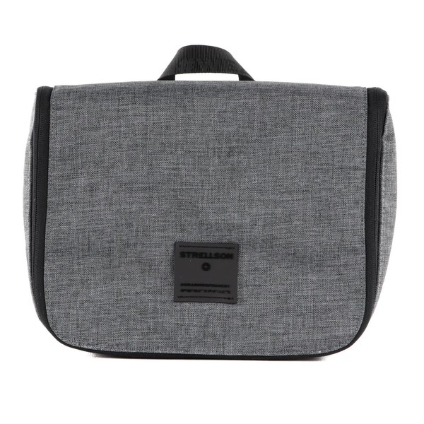 Strellson Northwood 2.0 Benny Wash Bag 27 cm, Colour: dark grey. Material: polyester