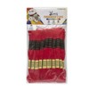 UMC STAG Pack of 50 Popular Colours Premium Embroidery Thread