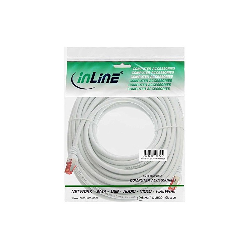 InLine Patchkabel, S-STP/PIMF, Cat.6, 15m wei?