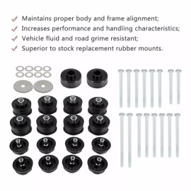 VEHITO 99-07 Ford F350 Super Duty 4wd 2wd all cabs Polyurethane Body Mount Bushings