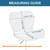 Levoberg 4 fodere per sgabello da bar, curve, estensibili, per