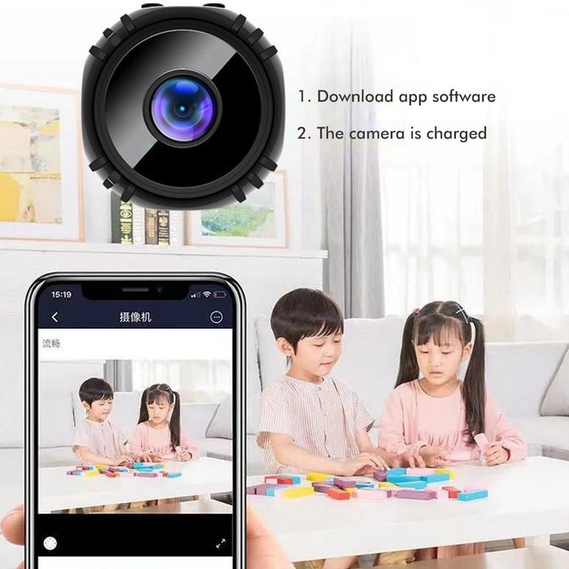 W8 Ultra Clear Wireless Monitor Camera Remote Monitoring Home Security