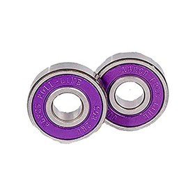 Quad Roller Skating Roll-Line Speed Race ABEC 9 7mm & 8mm Professional Bearings (Set of 16, 8 mm)